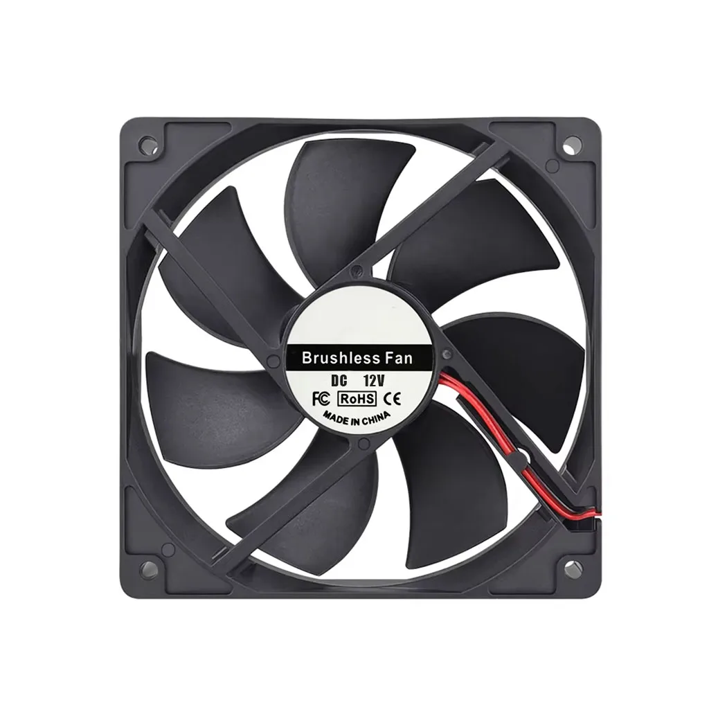120mm PCケース冷却ファン レビュー|静音・大風量の12V DCブラシレスファン